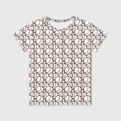 Детская футболка Бейсбольные Мячи