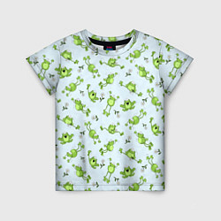 Детская футболка Веселые лягушки