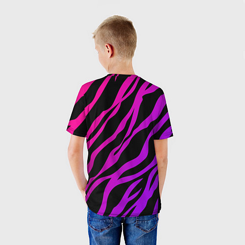 Детская футболка Похоже на зебру / 3D-принт – фото 4