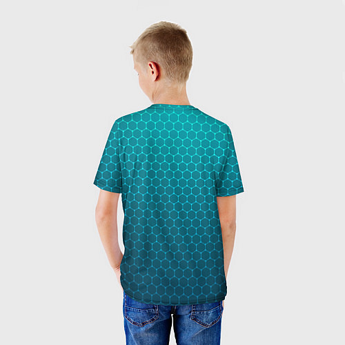 Детская футболка Рыбак / 3D-принт – фото 4