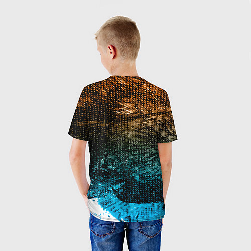 Детская футболка Рыба на крючке / 3D-принт – фото 4