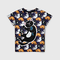 Детская футболка Японские котики