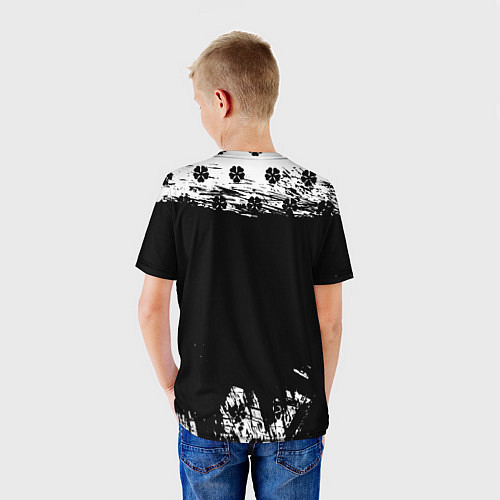 Детская футболка Чёрный клевер череп демона / 3D-принт – фото 4