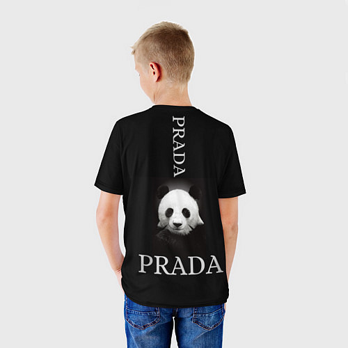 Детская футболка PANDA PRADA / 3D-принт – фото 4