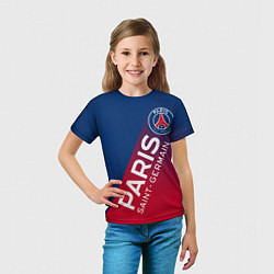 Футболка детская ФК ПСЖ PARIS SAINT GERMAIN, цвет: 3D-принт — фото 2