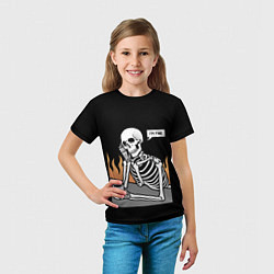 Футболка детская Я В Порядке, цвет: 3D-принт — фото 2