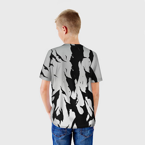 Детская футболка Черный Аста демон Чёрный клевер / 3D-принт – фото 4
