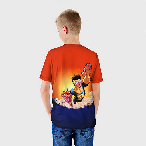 Детская футболка НЕУЯЗВИМЫЙ INVINCIBLE / 3D-принт – фото 4