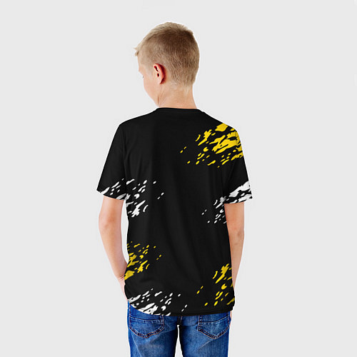 Детская футболка JUVENTUS ЮВЕНТУС КРАСКА / 3D-принт – фото 4