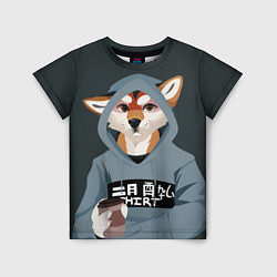 Детская футболка Furry fox