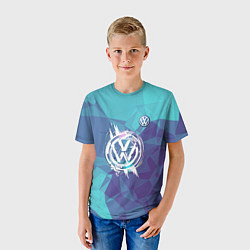 Футболка детская VOLKSWAGEN, цвет: 3D-принт — фото 2