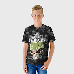 Футболка детская Five Finger Death Punch 5FDP Z, цвет: 3D-принт — фото 2