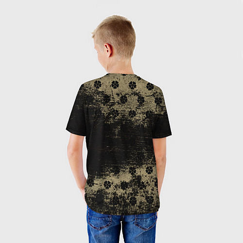 Детская футболка Золотой Рассвет Чёрный клевер / 3D-принт – фото 4