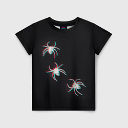 Детская футболка ПАУКИ ГЛИТЧ GLITCH SPIDERS