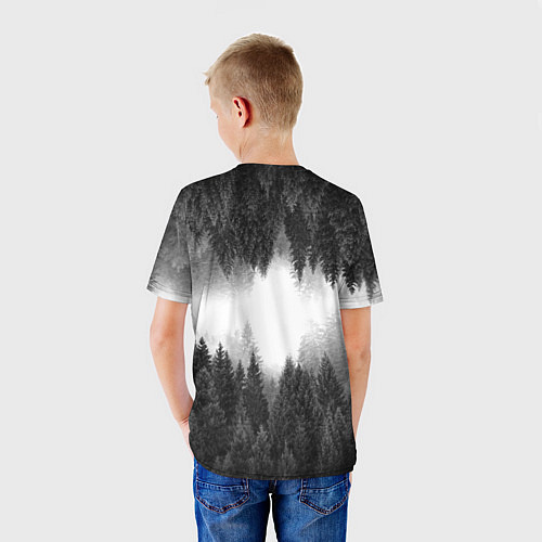 Детская футболка Клыки леса / 3D-принт – фото 4