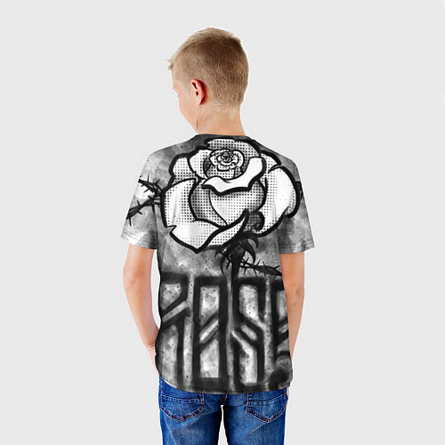 Детская футболка Терновая роза / 3D-принт – фото 4