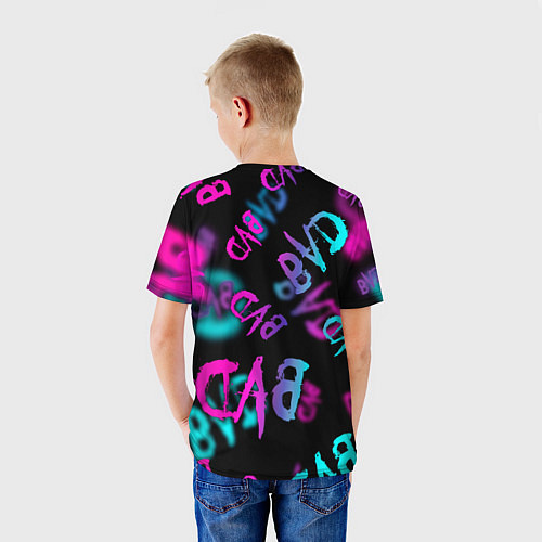 Детская футболка BAD / 3D-принт – фото 4