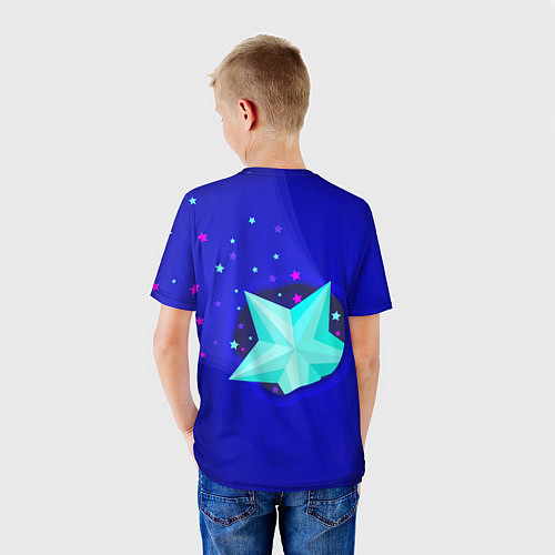 Детская футболка Счастливая звезда / 3D-принт – фото 4