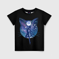 Детская футболка Sailor Moon силуэт