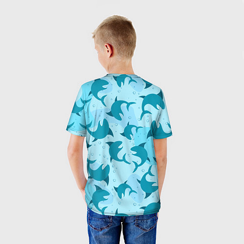 Детская футболка Акулы / 3D-принт – фото 4