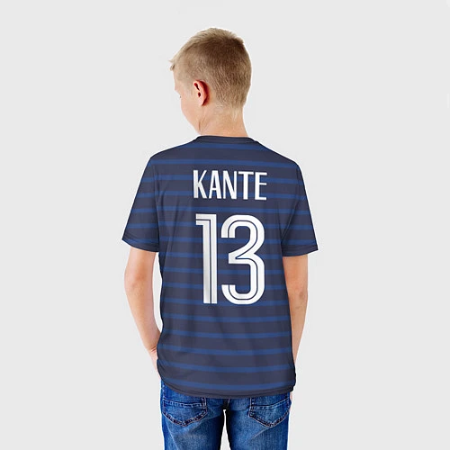 Детская футболка Канте в стиле формы Франции / 3D-принт – фото 4