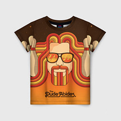 Футболка детская The Dude Abides, цвет: 3D-принт