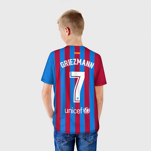 Детская футболка Гризманн Барселона 20212022 / 3D-принт – фото 4