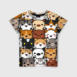 Детская футболка Коты и котики