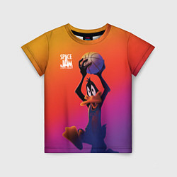Детская футболка Space Jam 2 Даффи Дак