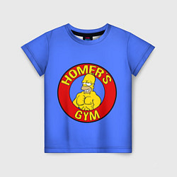 Детская футболка Спортзал Гомера