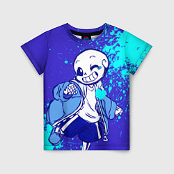 Детская футболка UNDERTALE SANS BLUE