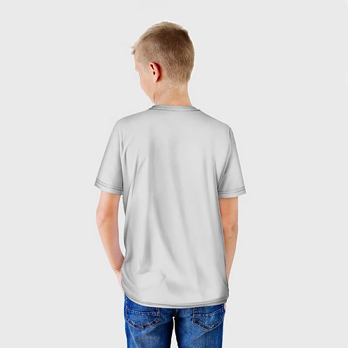 Детская футболка Санс и его мальчик / 3D-принт – фото 4