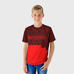 Футболка детская Battlefield 2042 - Hexagon, цвет: 3D-принт — фото 2