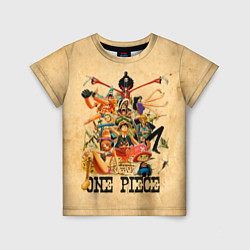 Детская футболка One Piece пираты Соломенной Шляпы