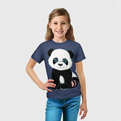 Футболка детская Милая Панда Sweet Panda, цвет: 3D-принт — фото 2