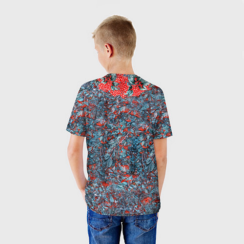 Детская футболка Калина да рябина / 3D-принт – фото 4
