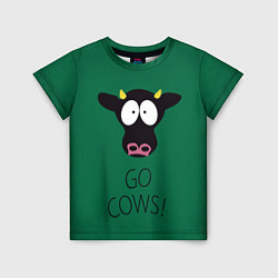 Детская футболка Go Cows