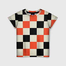 Детская футболка Образец шахматной доски