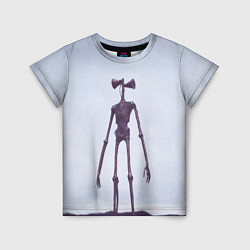 Детская футболка Сиреноголовый Скелет Хоррор