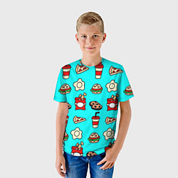 Футболка детская Вкусняхи из Макдака!, цвет: 3D-принт — фото 2