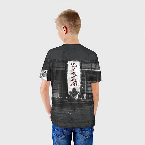 Детская футболка Самурай Призрак Цусимы Z / 3D-принт – фото 4