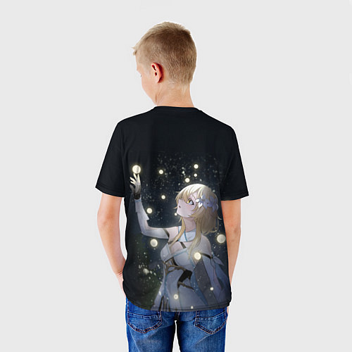 Детская футболка ЛЮМИН LUMINE GENSHIN / 3D-принт – фото 4