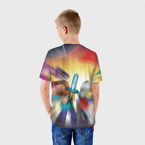 Детская футболка MINECRAFT МАЙНКРАФТ Z / 3D-принт – фото 4