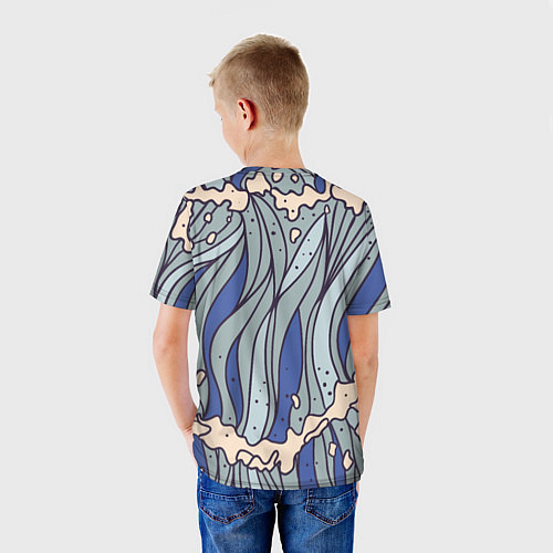 Детская футболка Волна / 3D-принт – фото 4