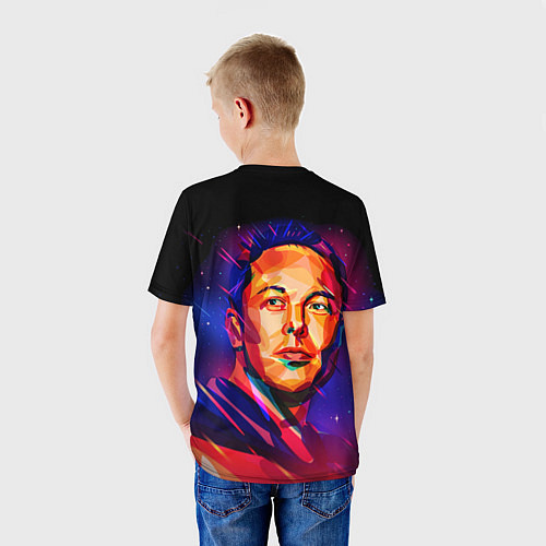 Детская футболка ElonMuskА НА ВАС НЕТ / 3D-принт – фото 4