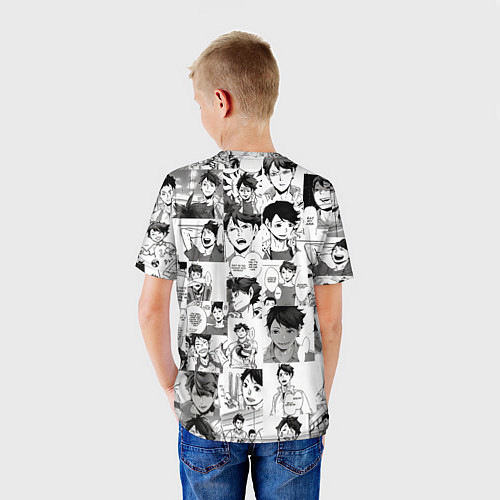 Детская футболка ТООРУ ОЙКАВА OIKAWA TORU / 3D-принт – фото 4
