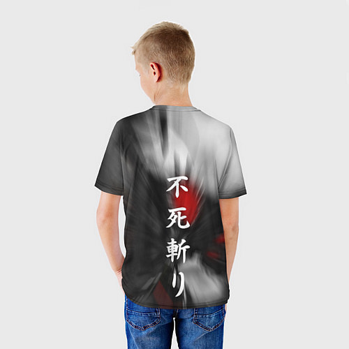 Детская футболка Sekiro shadows die twice спина Z / 3D-принт – фото 4