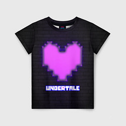Детская футболка UNDERTALE PURPLE HEART