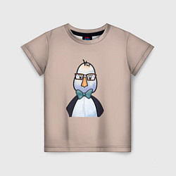 Детская футболка Умная птица