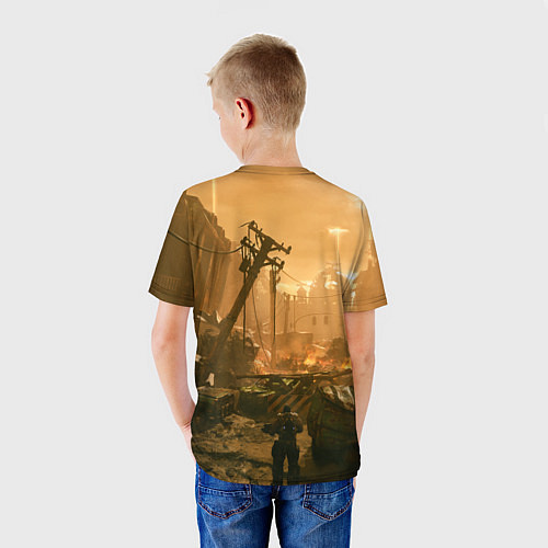Детская футболка GEARS OF WAR ШЕСТЕРЕНКИ Z / 3D-принт – фото 4